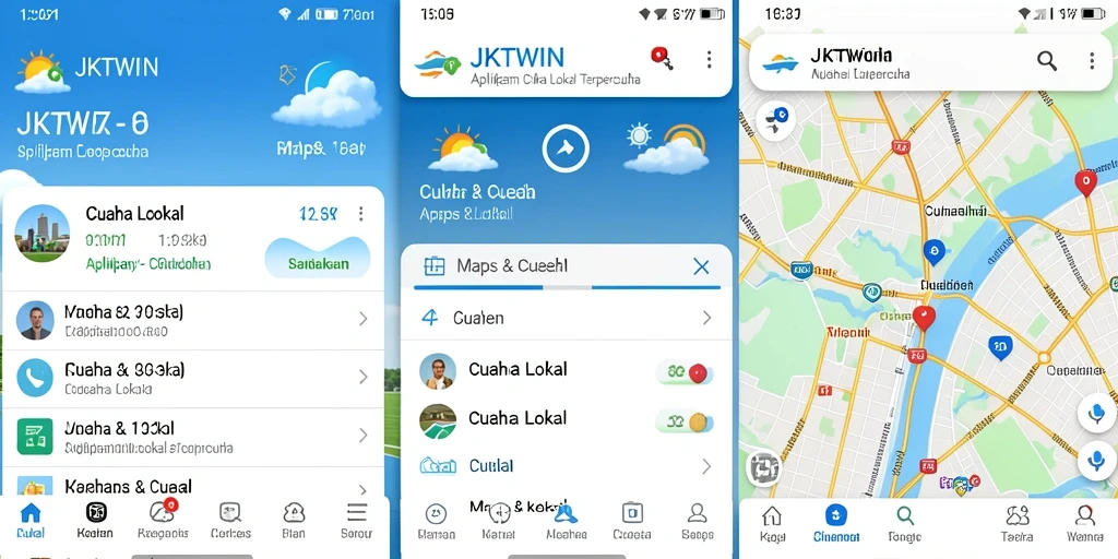 Tampilan antarmuka JKTWIN yang informatif dan intuitif.