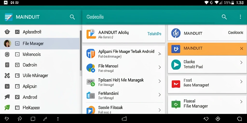 Tampilan antarmuka utama MAINDUIT untuk pengelolaan file dengan mudah.