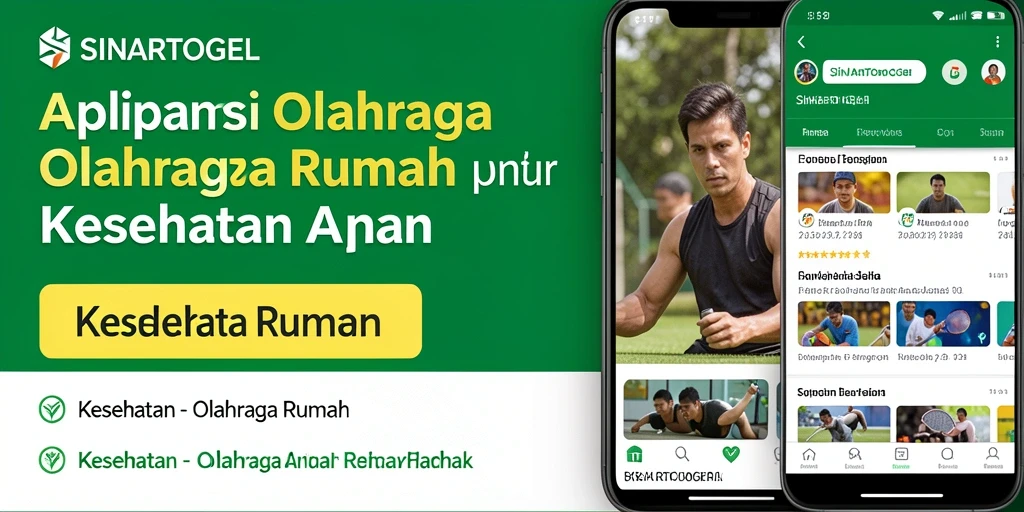 Antarmuka aplikasi SINARTOGEL untuk olahraga rumah yang intuitif dan menarik.